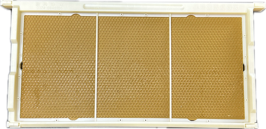 30 Pack Fully Plastic Deep Frame Langstroth BeeHive w/ Bees Wax Coated Foundation